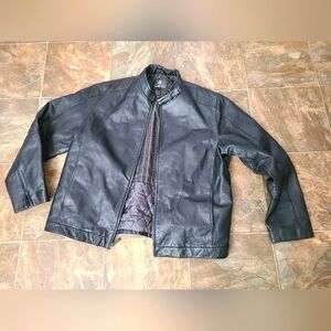 LEATHER MAN BLACK LEATHER JACKET